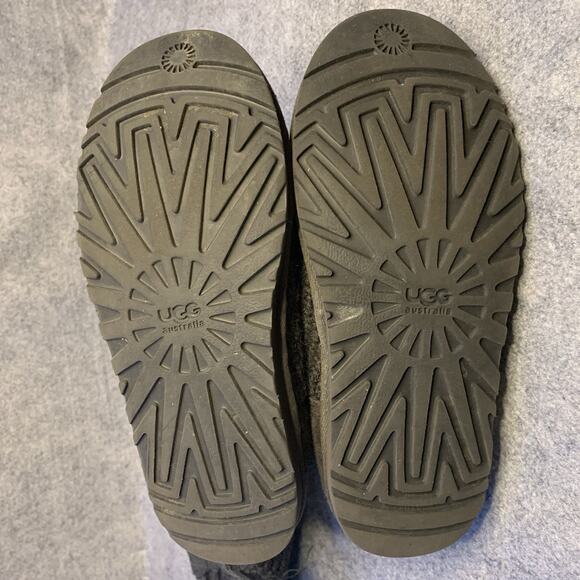 Ugg Australia Cardy Classic Knit Sweater Boots, Gray Knee High Women's 6 Buttons - Picture 7 of 10